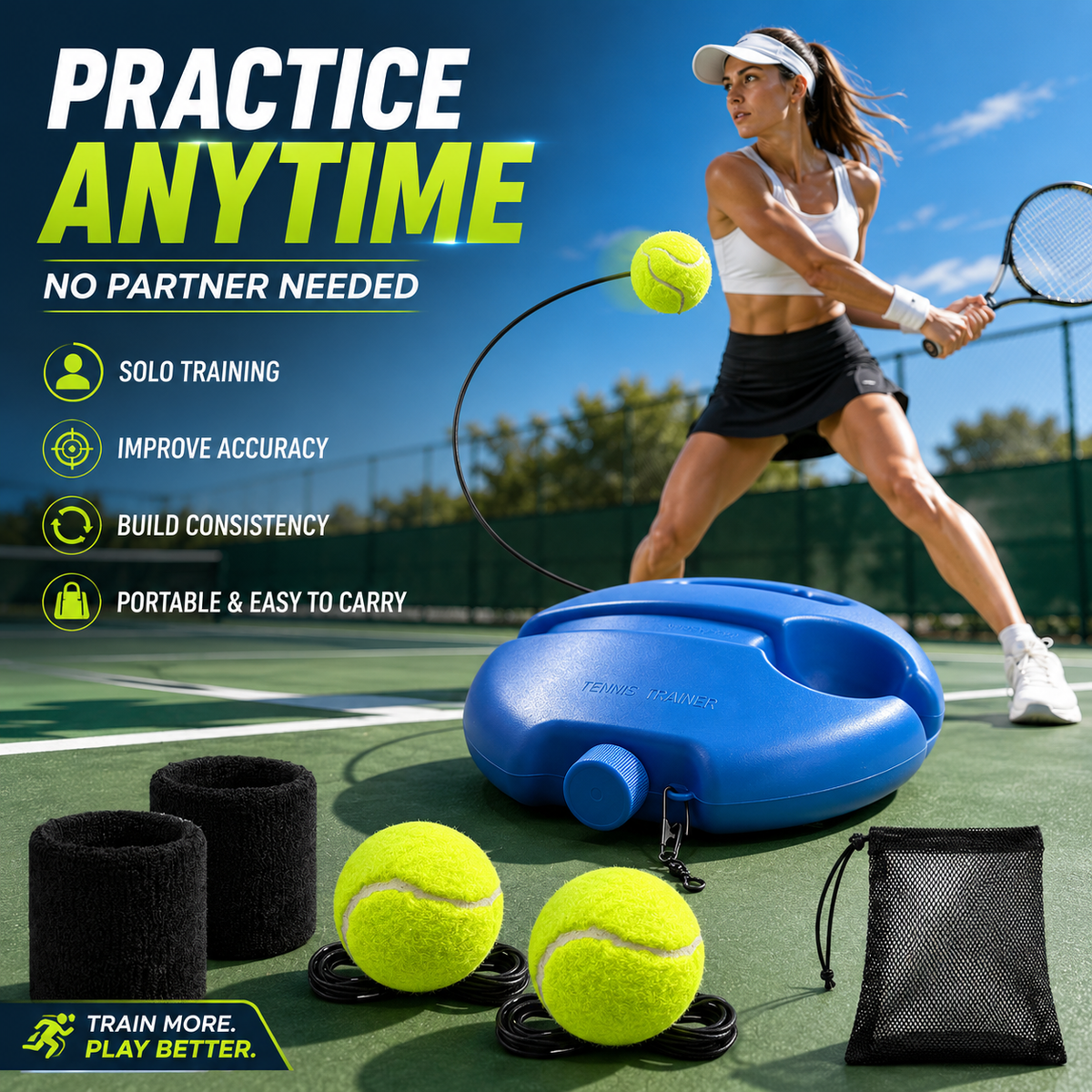 🎾 Your Personal Tennis Partner — Practice Anytime, Anywhere