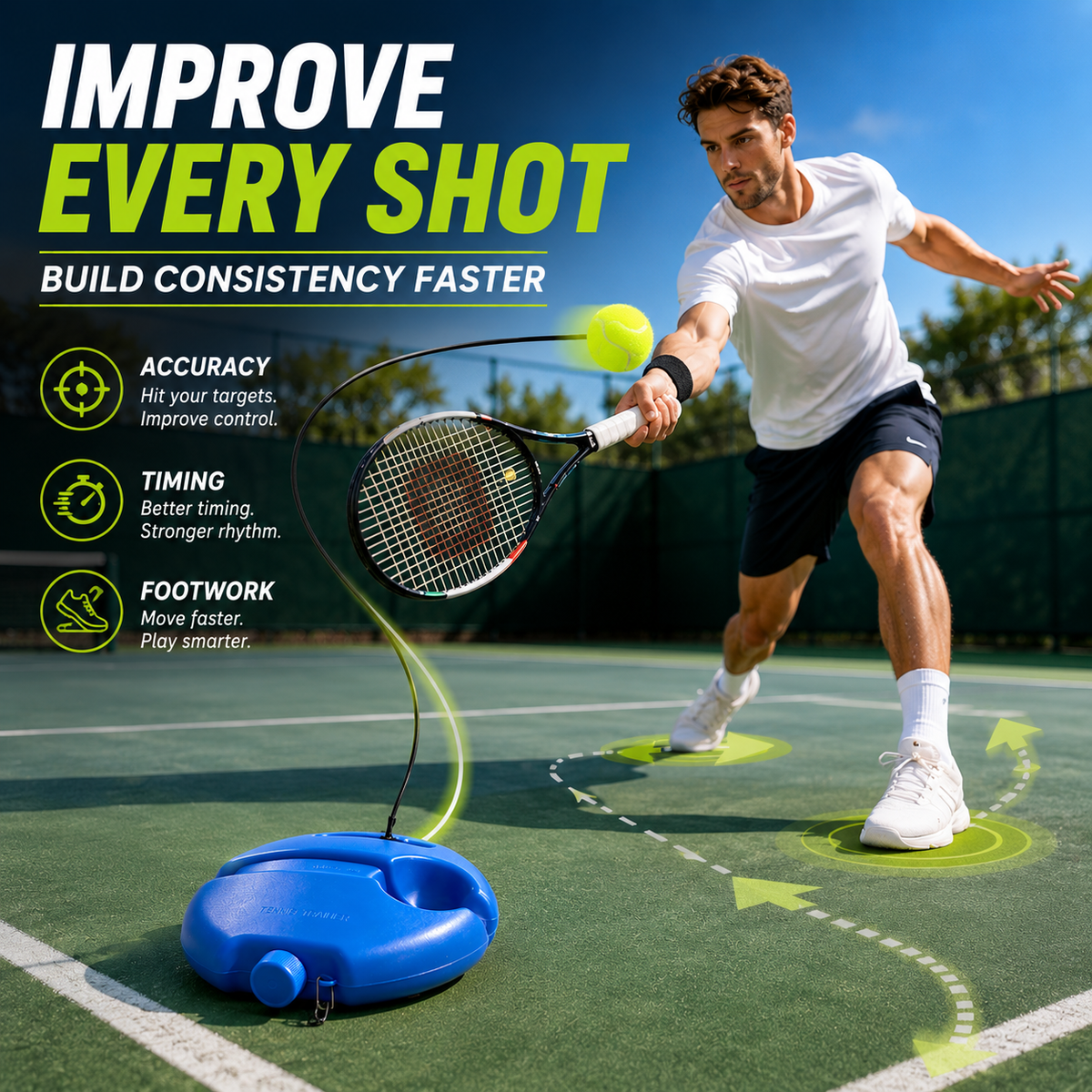 🎾 Your Personal Tennis Partner — Practice Anytime, Anywhere