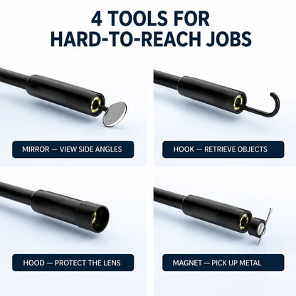 🔍 HD Borescope Inspection Camera for iPhone and Android
