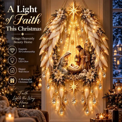 Lighted Bethlehem Star Christmas Wall & Porch Decor
