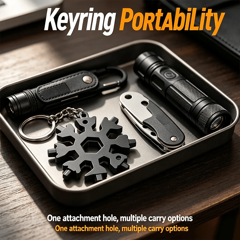 🎁Last Day 49% OFF - ❄️ 18-in-1 Snowflake-shaped Multi-Function Screwdriver and Wrench
