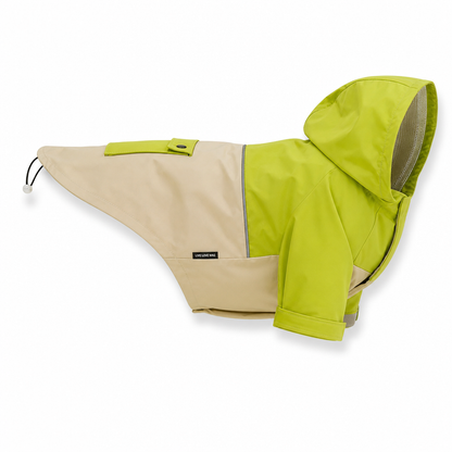 ⏳Time-Limited Special⏰Waterproof Dog Raincoat Colorblock Pet Outdoor with Dirtproof Leg Protection